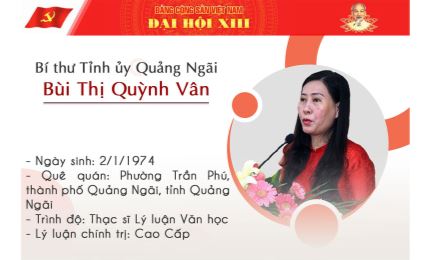 Infographic: Chân dung Bí thư Tỉnh ủy Quảng Ngãi