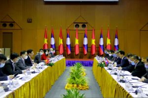 Quan hệ hợp tác Việt-Lào tiếp tục phát triển tốt đẹp