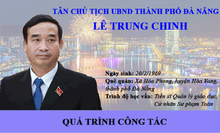Infographic: Đồng chí Lê Trung Chinh giữ chức Chủ tịch UBND thành phố Đà Nẵng