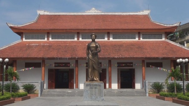 Nhà lưu niệm đồng chí Nguyễn Thị Minh Khai (Ảnh tư liệu: Ban Quản lý di tích tỉnh Nghệ An).