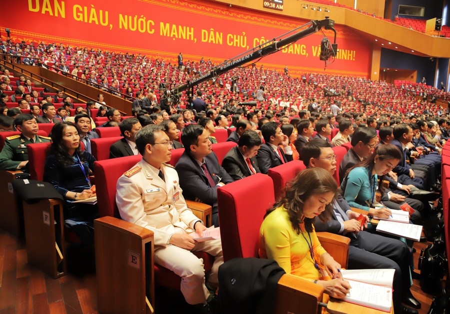 Đoàn đại biểu tỉnh Bắc Giang tại Đại hội.