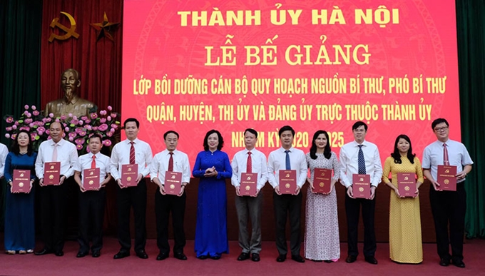 Công tác bồi dưỡng cán bộ nhiệm kỳ 2015-2020 được Thành ủy Hà Nội chú trọng.