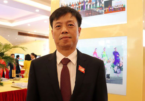 Bí thư Đảng ủy, Chủ tịch UBND phường Quán Thánh, quận Ba Đình Võ Hồng Vinh.