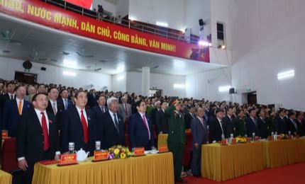 347 đại biểu dự khai mạc Đại hội đại biểu Đảng bộ tỉnh Hà Tĩnh lần thứ XIX