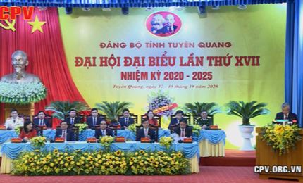 Khai mạc trọng thể Đại hội đại biểu Đảng bộ tỉnh Tuyên Quang lần thứ XVII nhiệm kỳ 2020 -2025