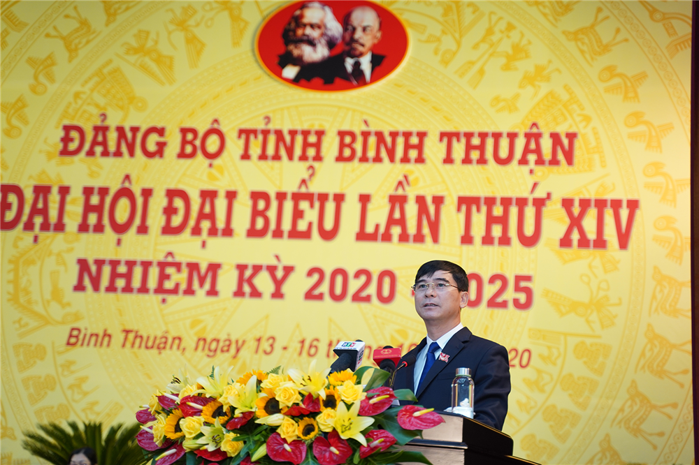 Đồng chí Dương Văn An tái đắc cử làm Bí thư Tỉnh ủy khóa XIV. (Ảnh: Hữu Tri)