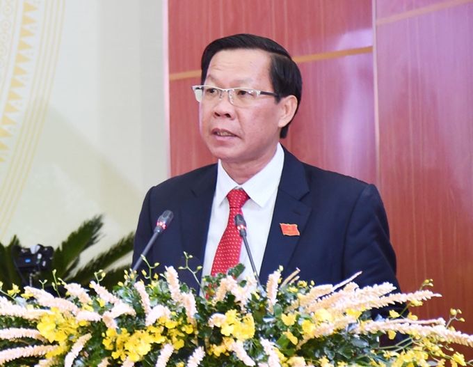 Đồng chí Phan Văn Mãi - Uỷ viên Trung ương Đảng, Bí thư Tỉnh ủy Bến Tre  phát biểu bế mạc Đại hội
