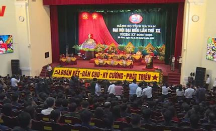 Hà Nam: Đại hội Đảng bộ cấp tỉnh đầu tiên trên cả nước