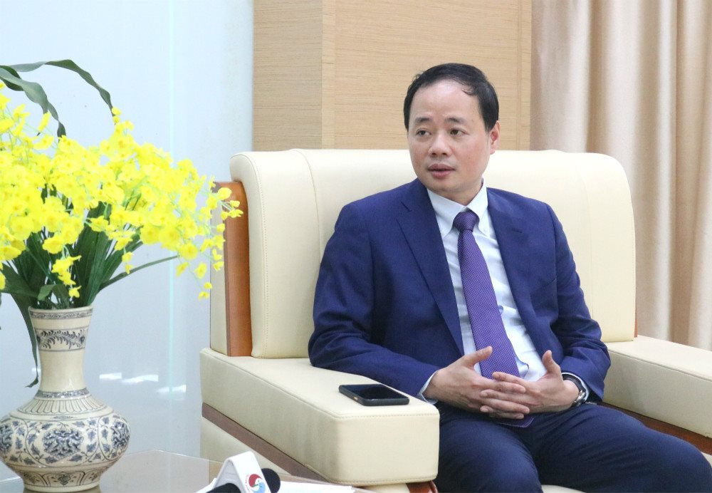 GS.TS Trần Hồng Thái, Tổng cục trưởng Tổng cục KTTV. (Ảnh: Tuyết Chinh)