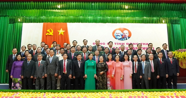Ban Chấp hành Đảng bộ tỉnh Đồng Tháp ra mắt Đại hội
