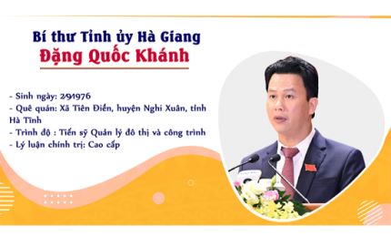 Infographic: Chân dung Bí thư Tỉnh ủy Hà Giang