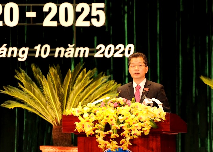 Đồng chí Nguyễn Văn Quảng được bầu giữ chức Bí thư Thành ủy Đà Nẵng khóa XXII , nhiệm kỳ 2020-2025. Ảnh: Báo Đà Nẵng