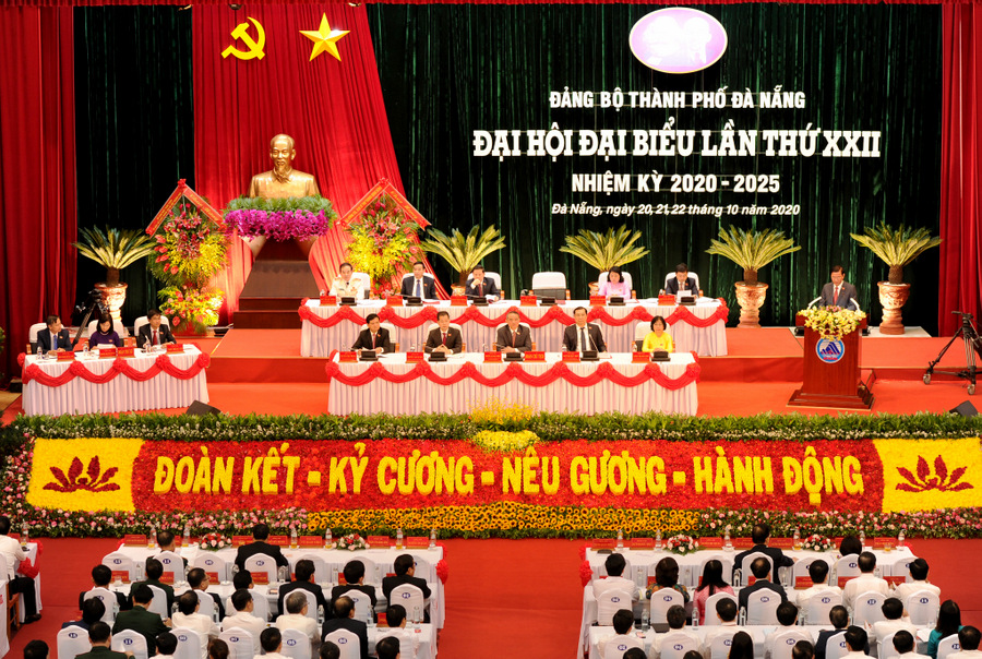 Đại hội đại biểu Đảng bộ TP Đà Nẵng lần thứ XXII sẽ diễn ra đến ngày 22/10/2020 (ảnh: Đình Tăng).