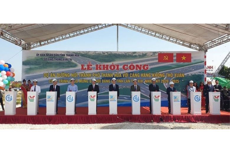 Thanh Hóa: Khởi công tuyến đường chào mừng Đại hội Đại biểu Đảng bộ tỉnh lần thứ XIX
