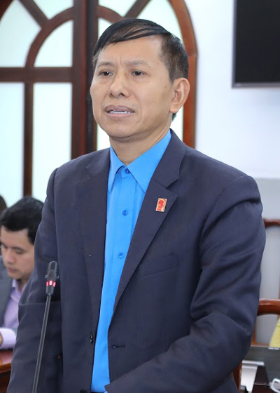 Phó Trưởng Ban Tuyên giáo Tổng Liên đoàn Lao động Việt Nam Vũ Mạnh Tiêm