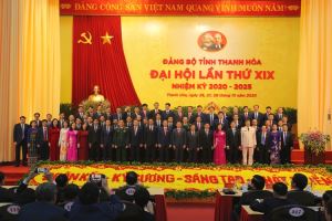 Đại hội Đảng bộ tỉnh Thanh Hóa nhiệm kỳ 2020-2025 thành công tốt đẹp