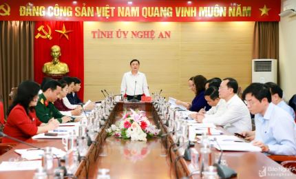 Nghệ An:  Tổ chức quán triệt và triển khai thực hiện Nghị quyết Đại hội Đảng bộ tỉnh