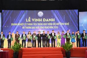 Tôn vinh 16 doanh nghiệp có thành tích trong hoạt động đổi mới và thương mại hóa công nghệ