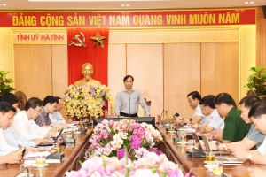 Đại hội Đảng bộ tỉnh Hà Tĩnh diễn ra từ 14 - 17/10