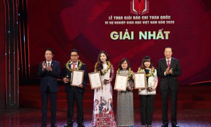 50 tác phẩm xuất sắc đạt giải Vì sự nghiệp giáo dục Việt Nam năm 2020