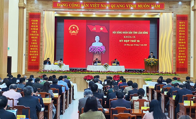 Quang cảnh kỳ họp. (Ảnh: Gia Bình)