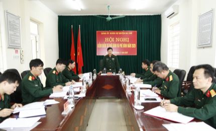 Đảng ủy Quân sự huyện Ba Chẽ, (Quảng Ninh): Kiểm điểm tự phê bình và phê bình năm 2020