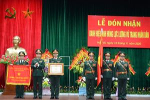 Cục 701 (Tổng cục II) đón nhận danh hiệu Anh hùng Lực lượng vũ trang nhân dân