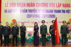 Thanh tra tỉnh Bắc Ninh đón nhận Huân chương Độc lập hạng Ba