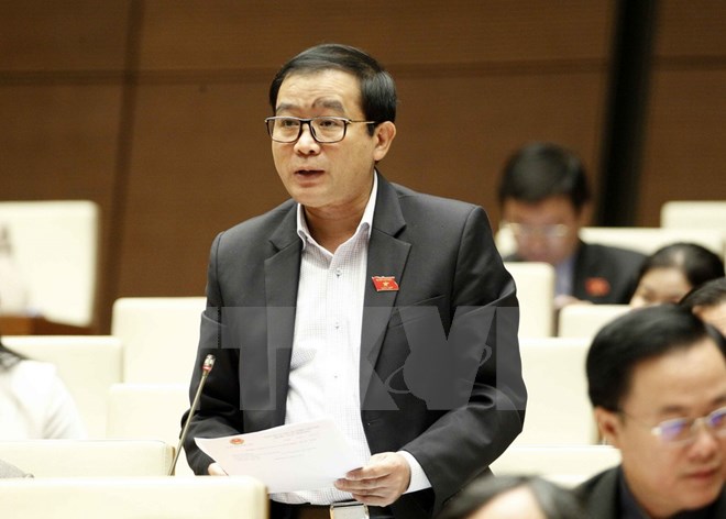 Đại biểu Quốc hội Lã Thanh Tân, Giám đốc Sở Tư pháp thành phố Hải Phòng. (Ảnh: TTXVN)