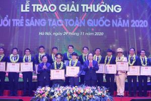 Trao giải thưởng những “trái chín, quả ngọt” từ vườn ươm sáng tạo của thanh niên