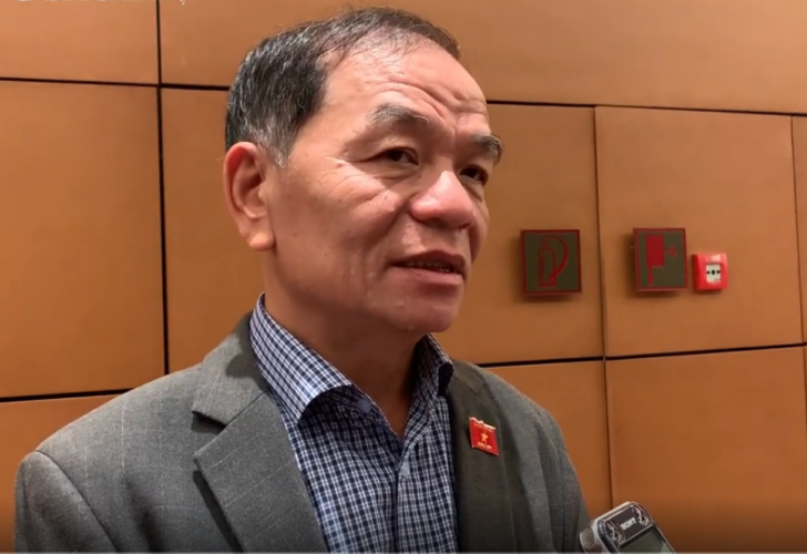 Đại biểu Lê Thanh Vân (Cà Mau), Ủy viên Thường trực Ủy ban Tài chính Ngân sách của Quốc hội . (Ảnh: Bích Liên)