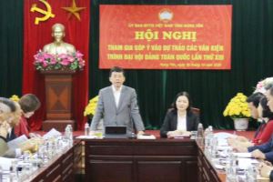 Hưng Yên tham gia góp ý vào dự thảo các văn kiện trình Đại hội XIII của Đảng
