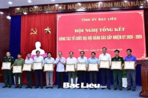 Bạc Liêu: Tổng kết công tác tổ chức Đại hội Đảng các cấp nhiệm kỳ 2020 - 2025