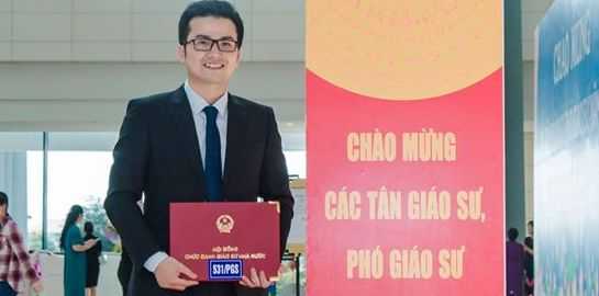 Ở tuổi 32, anh Trần Xuân Bách là người trẻ nhất trong 638 nhà giáo được công nhận phó giáo sư năm 2016. (Ảnh: TL)