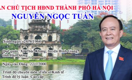 Infographic: Đồng chí Nguyễn Ngọc Tuấn giữ chức Chủ tịch HĐND thành phố Hà Nội