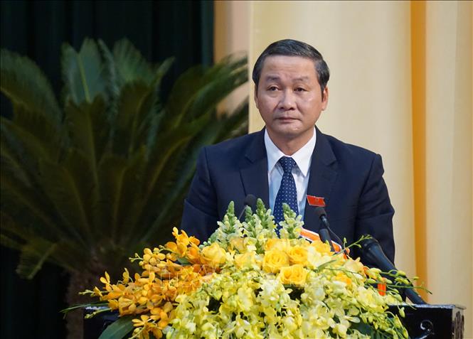 Ông Đỗ Minh Tuấn, Phó Bí thư Tỉnh ủy nhiệm kỳ 2020 – 2025, Chủ tịch UBND tỉnh Thanh Hóa nhiệm kỳ 2016 - 2021. Ảnh: Hoa Mai/TTXVN