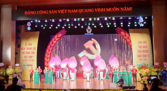 Hình ảnh Đại hội thi đua lần thứ V giai đoạn 2021-2025 của Trung ương Hội Nông dân Việt Nam tháng 10/2020 (Ảnh: HNV)