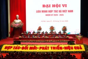 Khai mạc trọng thể Đại hội đại biểu toàn quốc Liên minh HTX Việt Nam lần thứ VI