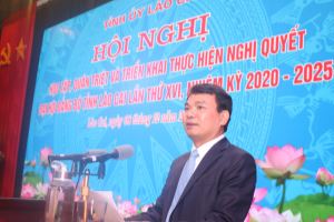 Lào Cai triển khai thực hiện Nghị quyết Đại hội đại biểu Đảng bộ tỉnh lần thứ XVI