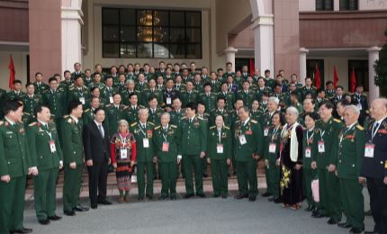 Gặp mặt đại biểu Quân đội dự Đại hội Thi đua yêu nước toàn quốc lần thứ X