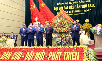 Đại hội điểm Đảng bộ huyện Cẩm Khê lần thứ XXIX thành công tốt đẹp