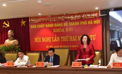 Hà Nội: Gần 100% tổ chức cơ sở đảng tổ chức xong Đại hội