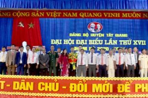 Đại hội Đảng bộ huyện Tây Giang (tỉnh Quảng Nam) lần thứ XVII