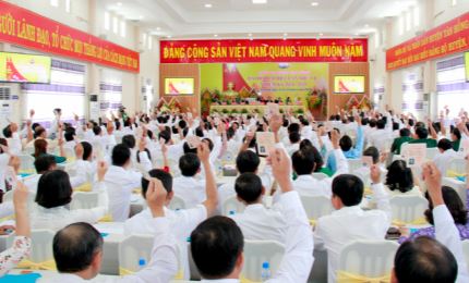 Đại hội đại biểu Đảng bộ huyện Tân Hồng (tỉnh Đồng Tháp) lần thứ VII thành công tốt đẹp