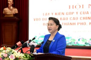Đảng đoàn Quốc hội góp ý vào Dự thảo Báo cáo chính trị của Đảng bộ TP Hà Nội