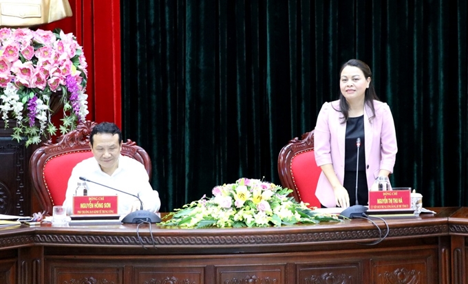 Đồng chí Nguyễn Thị Thu Hà, Ủy viên Trung ương Đảng, Bí thư Tỉnh ủy Ninh Bình  mong muốn nhận được những góp ý từ các đại biểu đại diện các cơ quan Trung ương.