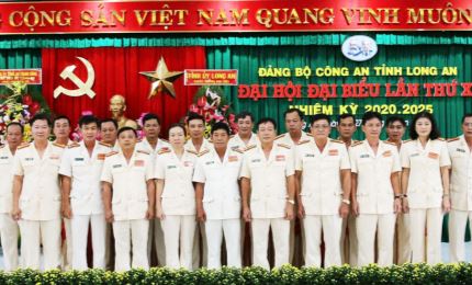Đại tá Lâm Minh Hồng tái đắc cử Bí thư Đảng ủy Công an tỉnh Long An