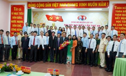 Đảng bộ huyện Tháp Mười và Lấp Vò (tỉnh Đồng Tháp) tổ chức thành công Đại hội đại biểu, nhiệm kỳ 2020- 2025