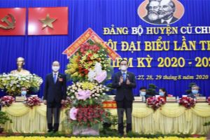 Đồng chí Nguyễn Quyết Thắng tái đắc cử Bí thư Huyện ủy Củ Chi.