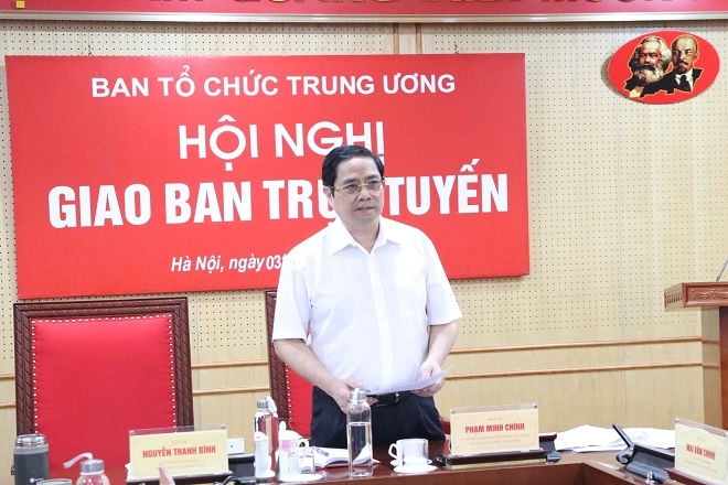 Đồng chí Phạm Minh Chính phát biểu chỉ đạo tại Hội nghị
